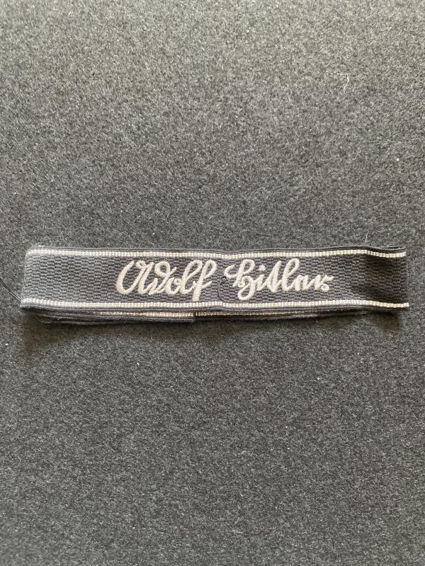 REPRODUCTION WW2 GERMAN SS ADOLF HITLER CUFF TITLE