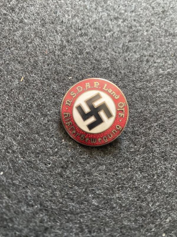 REPRODUCTION N.S.D.A.P MEMBERSHIP BADGE