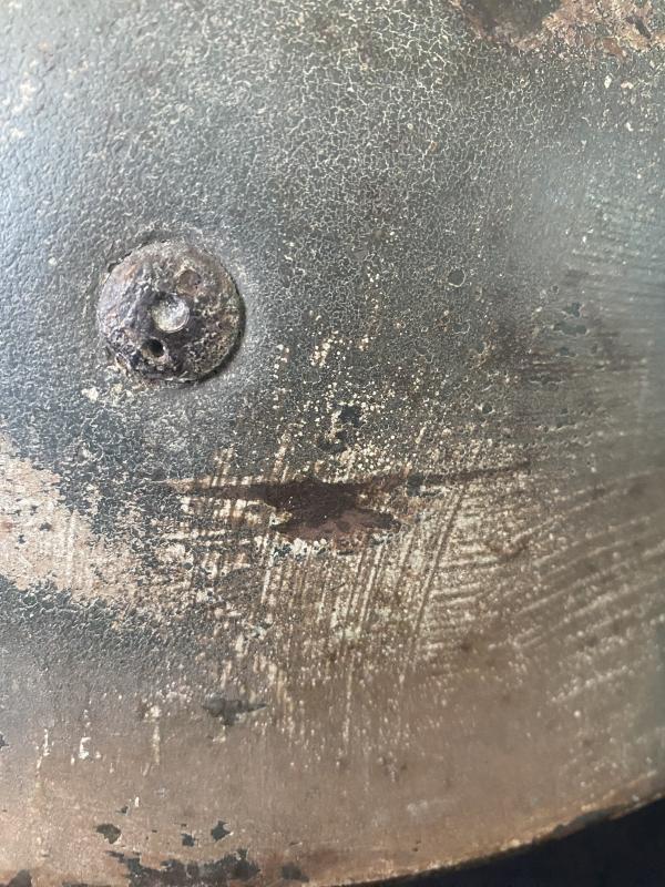 WW2 GERMAN M38 FALLSCHIRMJAGER PARATROOPER CAMO HELMET