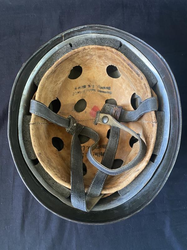 WW2 GERMAN M38 FALLSCHIRMJAGER PARATROOPER CAMO HELMET