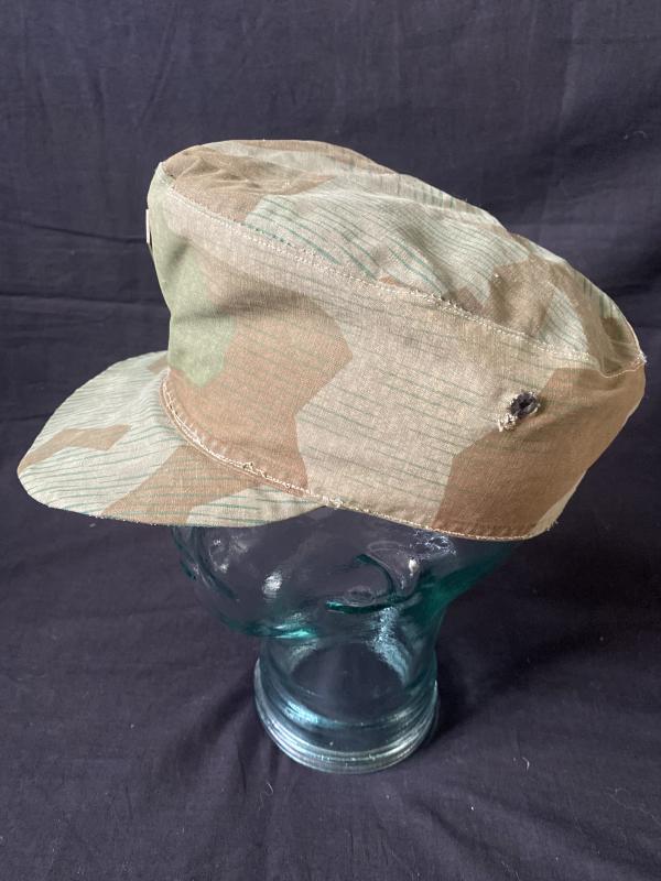 REPRRODUCTION WW2 GERMAN HITLER YOUTH SPLINTER TARN CAMO CAP