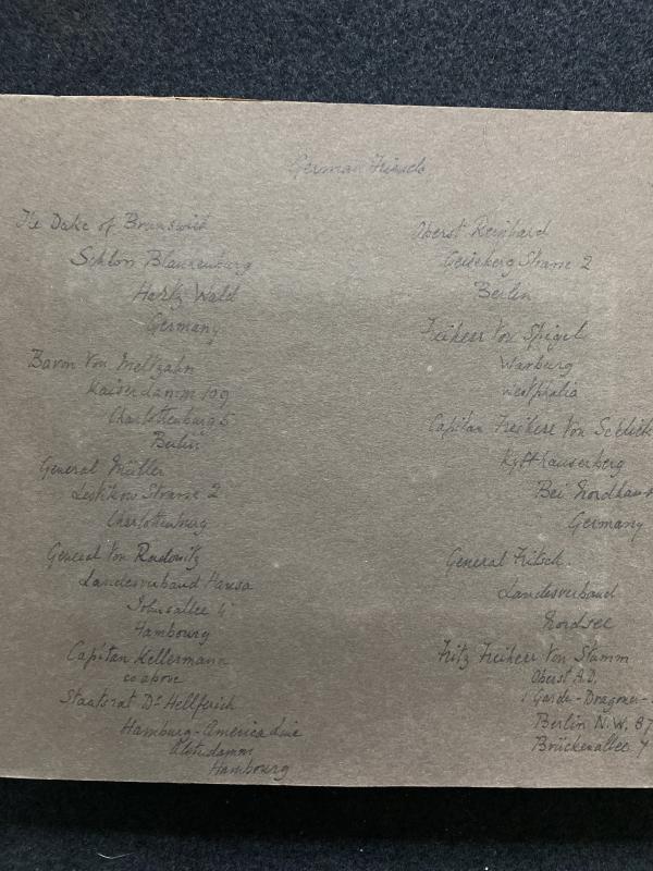 RARE WW2 BRITISH LEGION LEITER DELEGATION PHOTO ALBUM