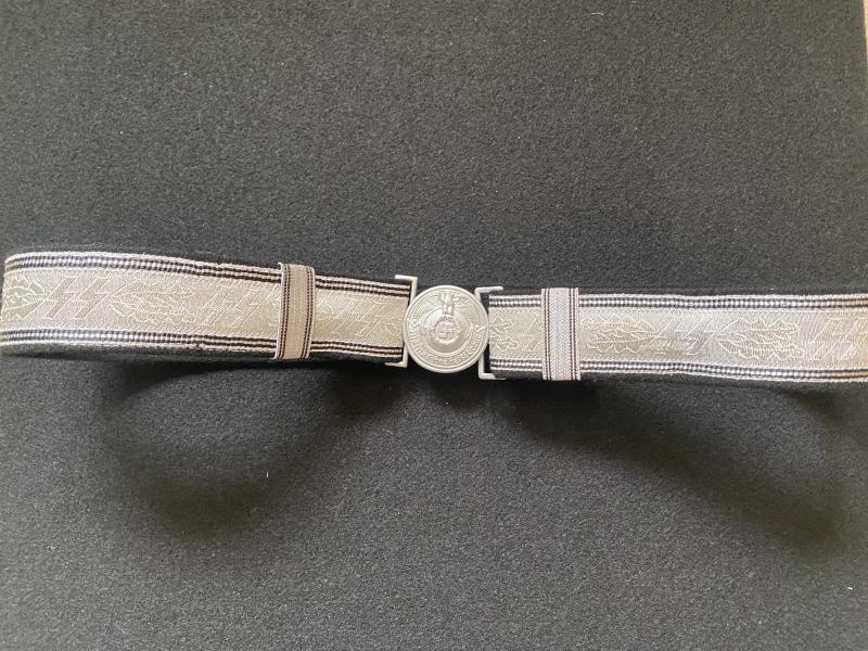 REPRODUCTION WW2 GERMAN SS OFFICERS BROCADE BELT