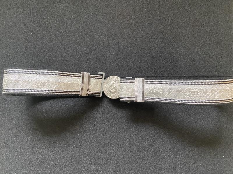 REPRODUCTION WW2 GERMAN SS OFFICERS BROCADE BELT