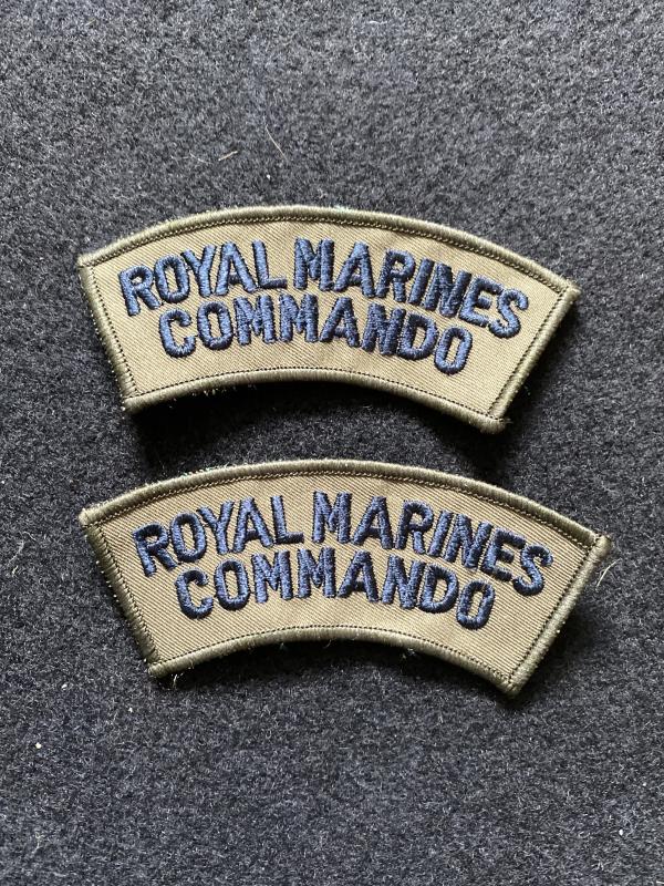 ROYAL MARINE COMMANDO SHOULDER PATCHES