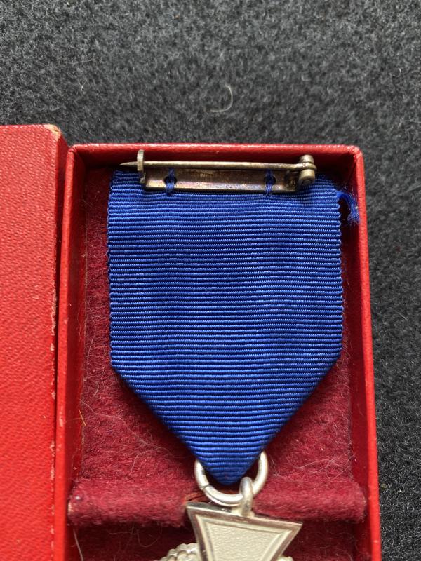 CHRISTMAS SPECIAL DAY 9 (WAS £125) WW2 GERMAN NATIONAL FAITHFUL SERVICE 25 YEARS WITH PRESENTATION BOX