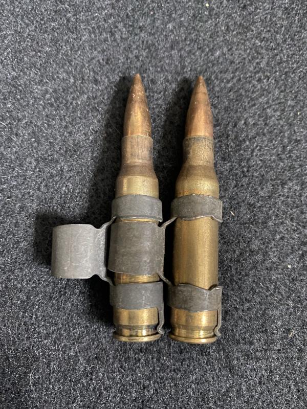 2 X 7.62 INERT ROUNDS ON LINK