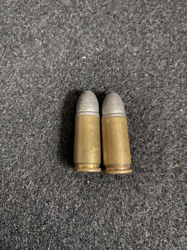 2 X 9MM INERT ROUNDS WITH LEAD HEADS