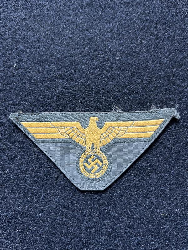 WW2 GERMAN KRIEGSMARINE COASTAL ARTILLERY BREAST EAGLE