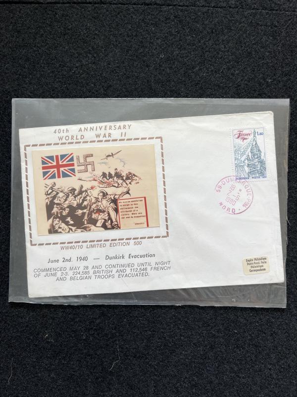 40TH ANNIVERSARY WORLD WAR II ENVELOPE