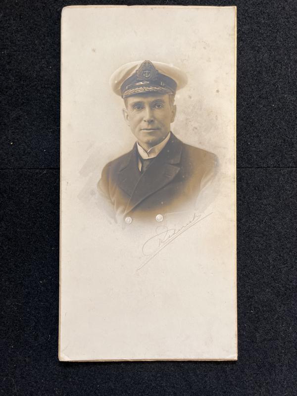 PICTURE OF A NAVAL OFFICER (SIGNED)