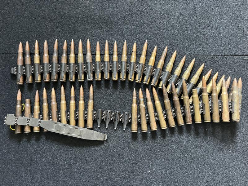 48 X 7.92 ON A WW2 GERMAN BELT AND STARTER TAB