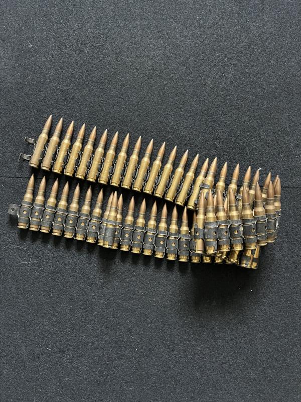 59 X .308 WIN INERT ROUNDS ON BELT