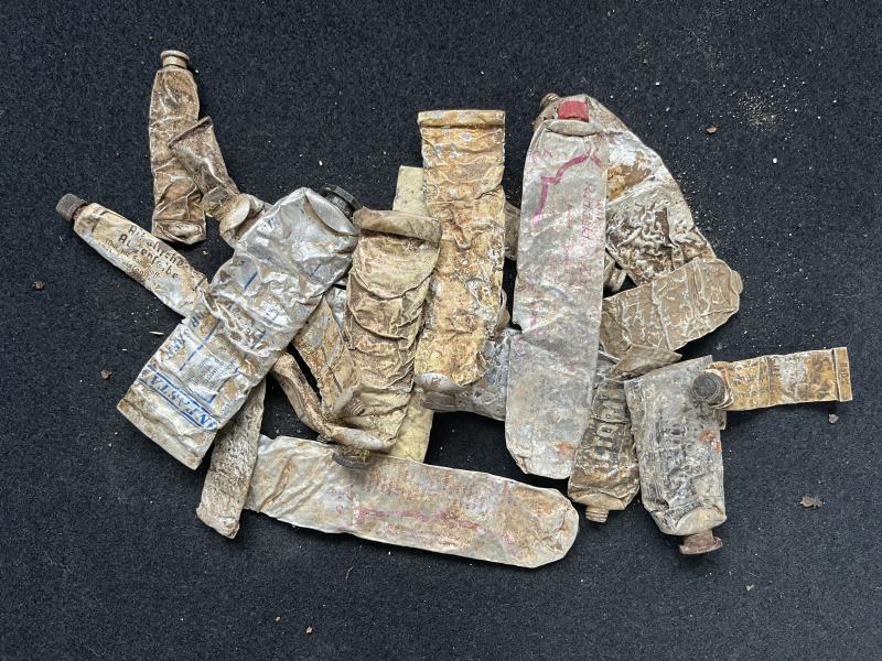 USED WW2 GERMAN TOOTHPAST TUBE