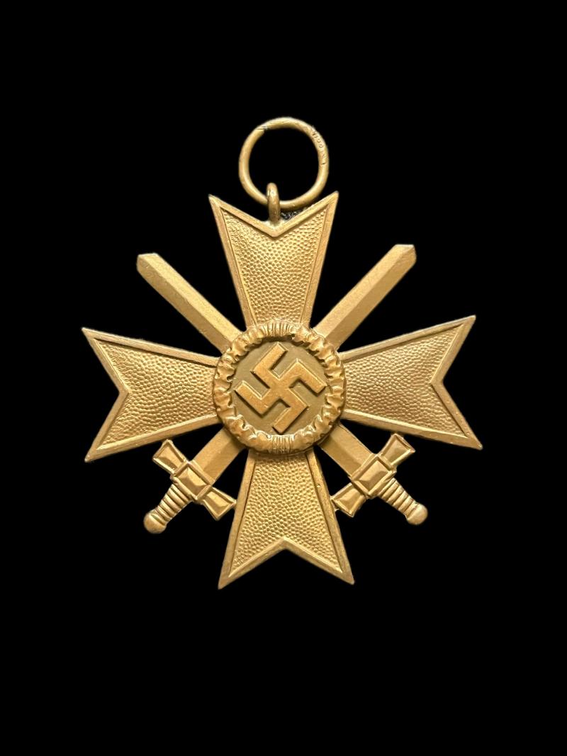 WW2 GERMAN WAR MERIT CROSS WITH SWORDS 2ND CLASS MEDAL