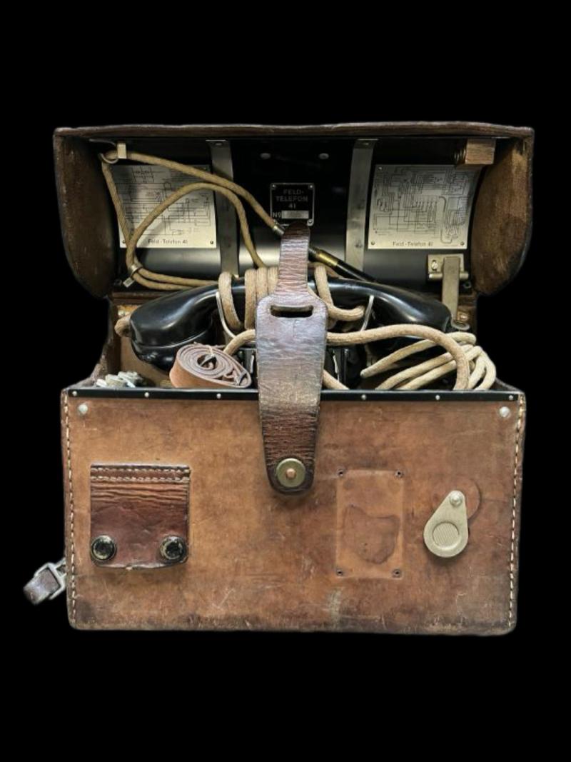 RARE WW2 SWISS MODEL 1941 TYPE A FIELD TELEPHONE