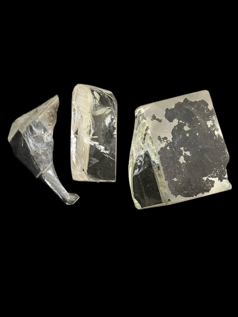 WW2 GERMAN PANZER TANK PERISCOPE GLASS PARTS