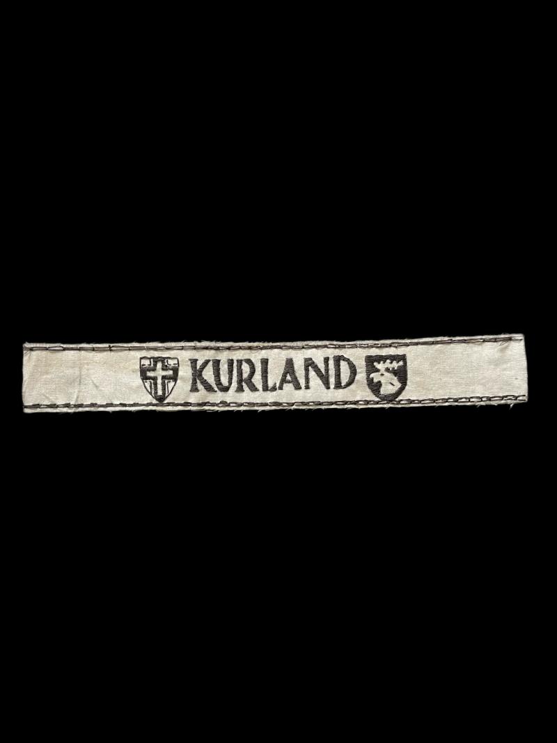 REPRODUCTION WW2 GERMAN KURLAND CUFF TITLE