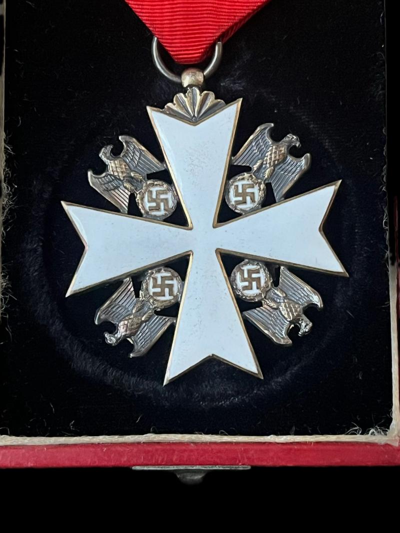 WW2 GERMAN ORDER OF THE GERMAN EAGLE, THIRD CLASS WITH SWORDS BY GODOT