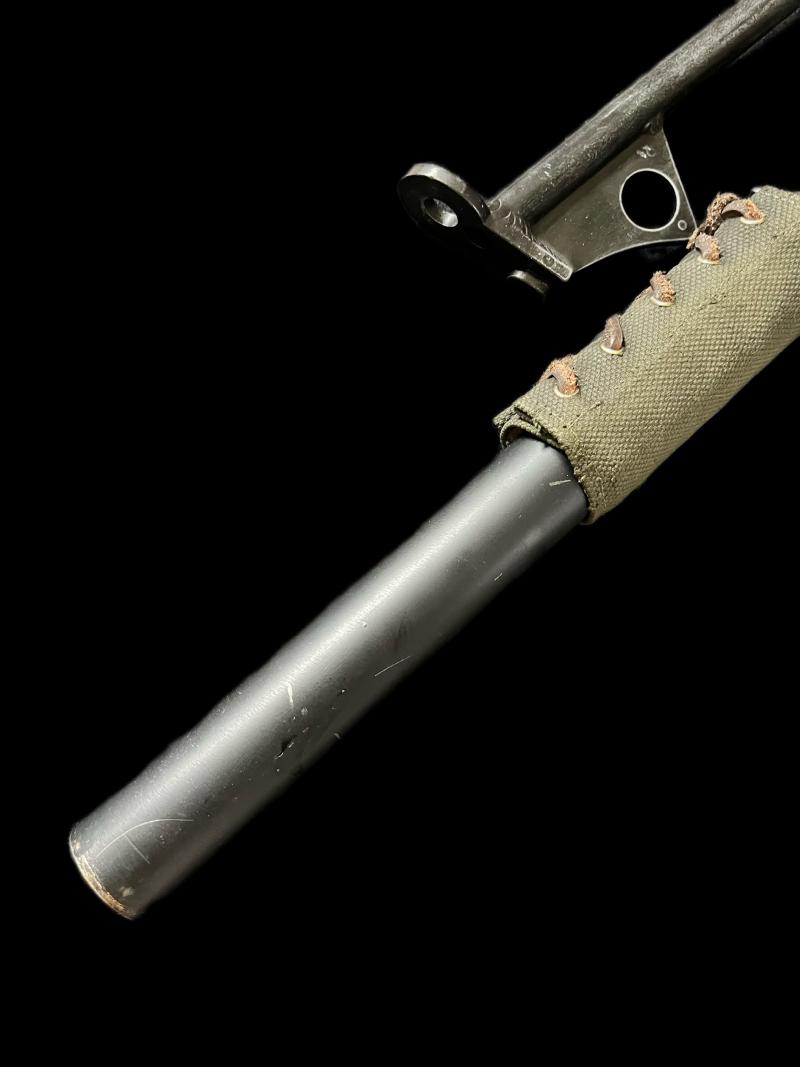 DENIX WW2 STEN MK.II SILENCER SMG & SPARE STOCK