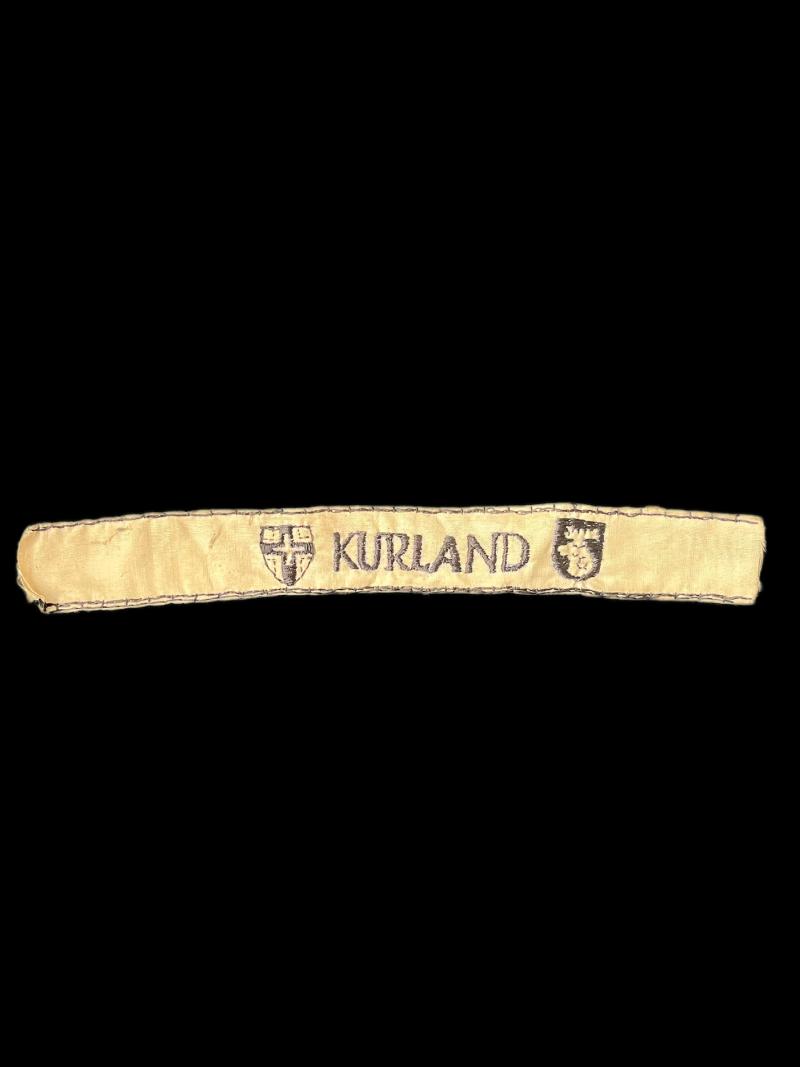 REPRODUCTION WW2 GERMAN KURLAND CUFF TITLE