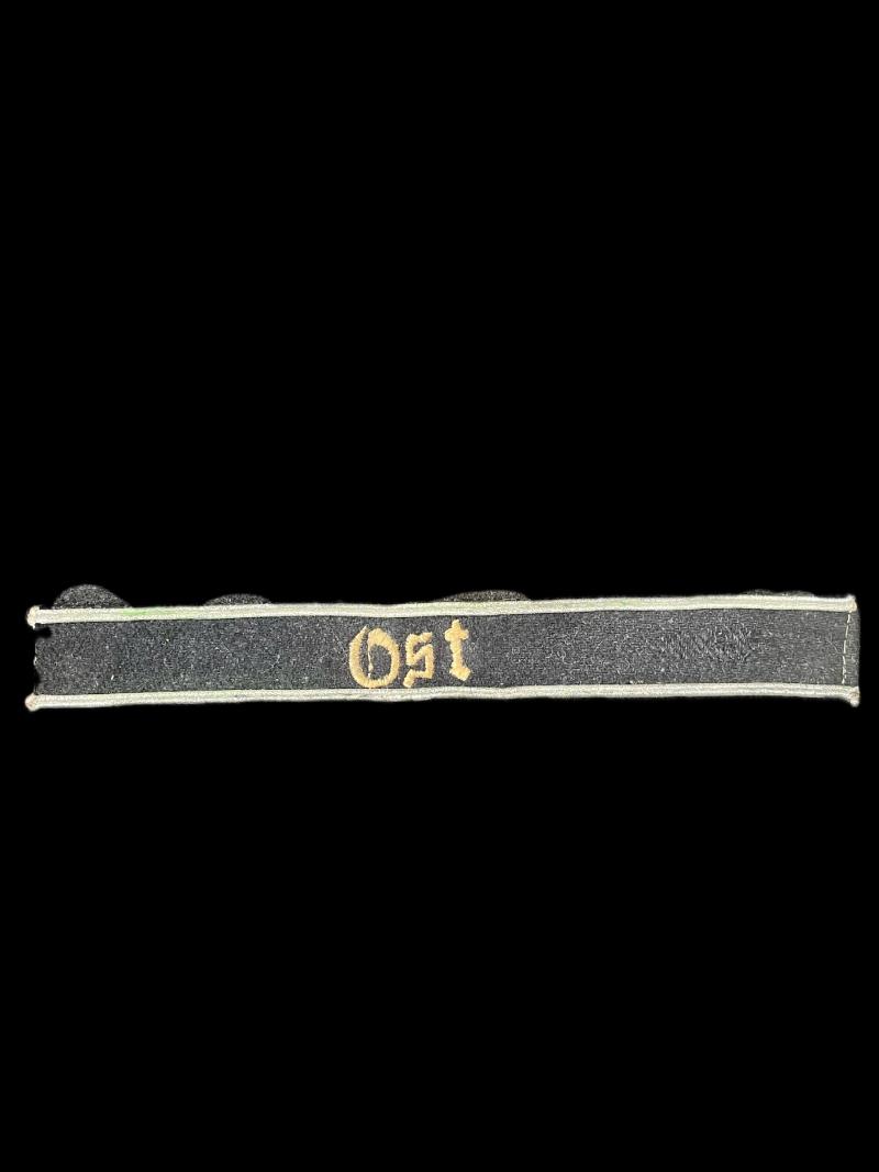 REPRODUCTION WW2 GERMAN OST CUFF TITLE