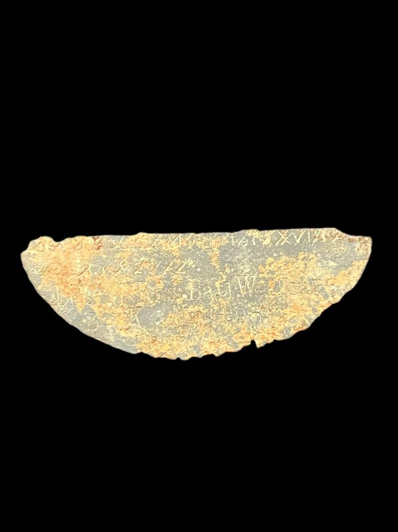 WW2 GERMAN DOG TAG (HALF)