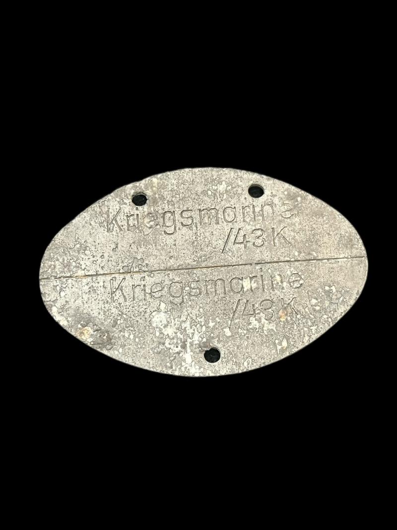 WW2 GERMAN KRIEGSMARINE DOG TAG