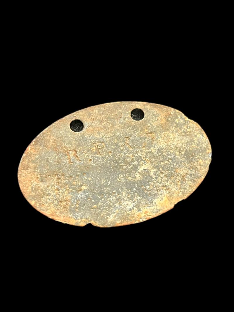 WW2 GERMAN R.P.K.76 DOG TAG