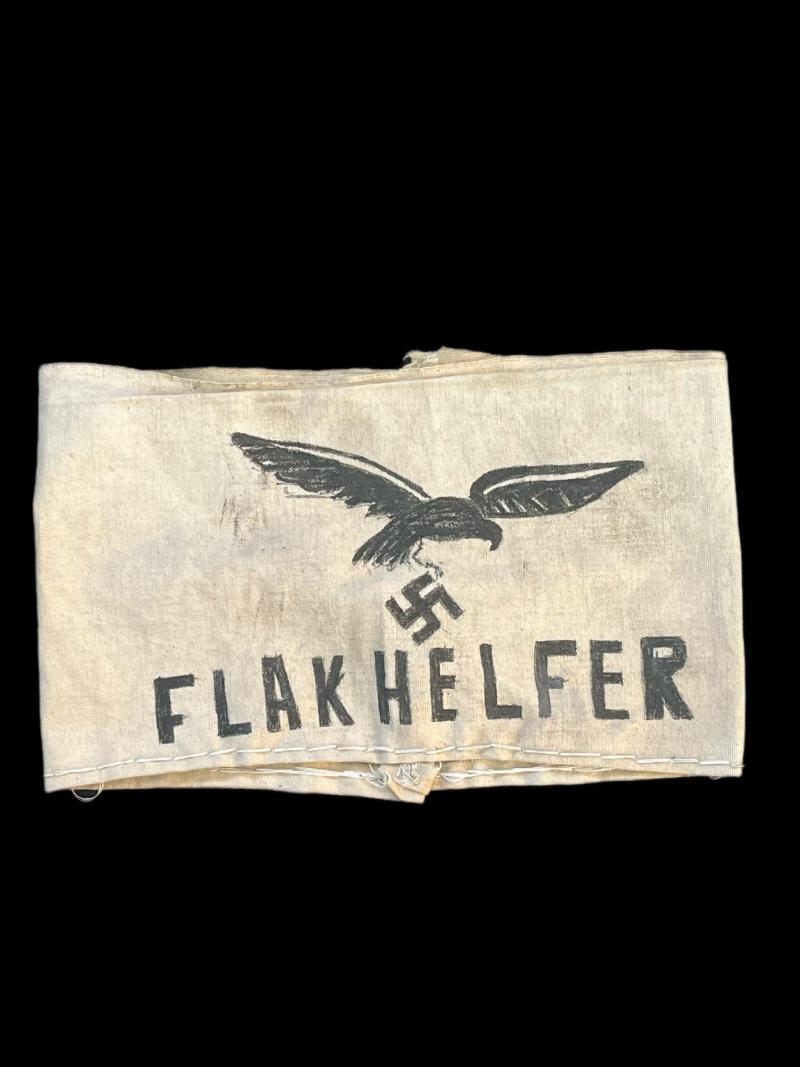 REPRODUCTION WW2 GERMAN LUFTWAFFE FLAK HELFER ARMBAND