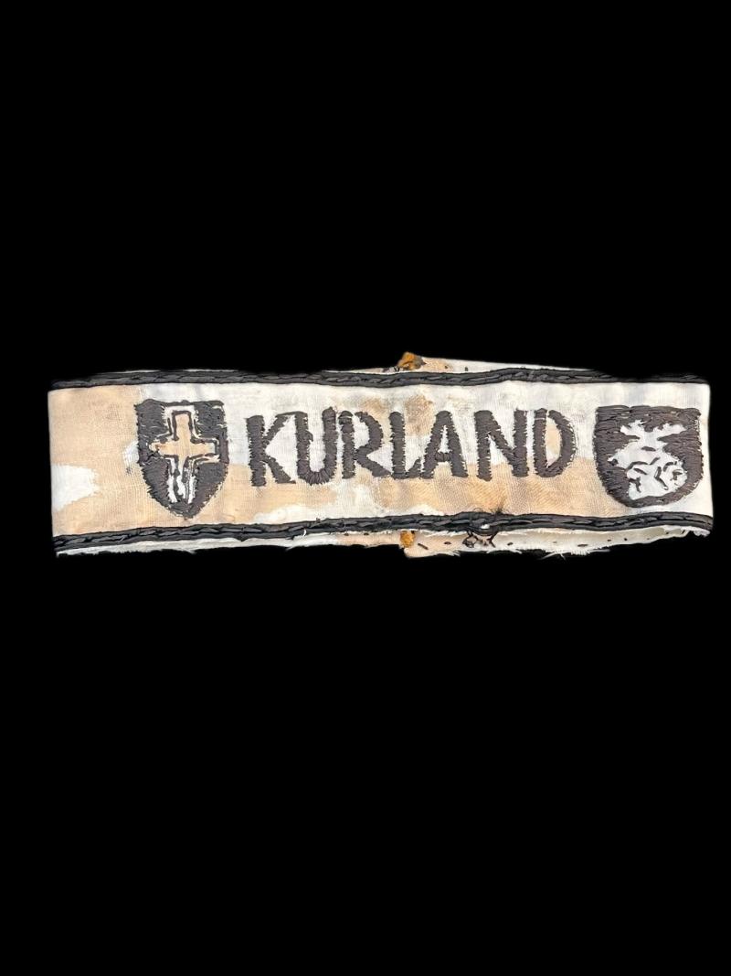 REPRODUCTION WW2 GERMAN KURLAND CUFF TITLE
