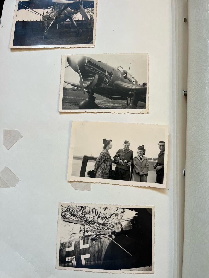 WW2 GERMAN LUFTWAFFE MILITARY SERVICE MEMORY BOOK/PHOTO ALBUM