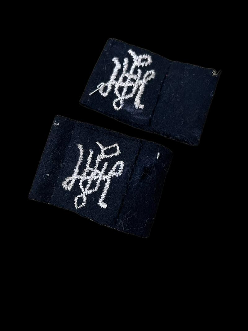 REPRODUCTION WW2 GERMAN SS LEIBSTANDARTE LAH SHOULDER SLIPS