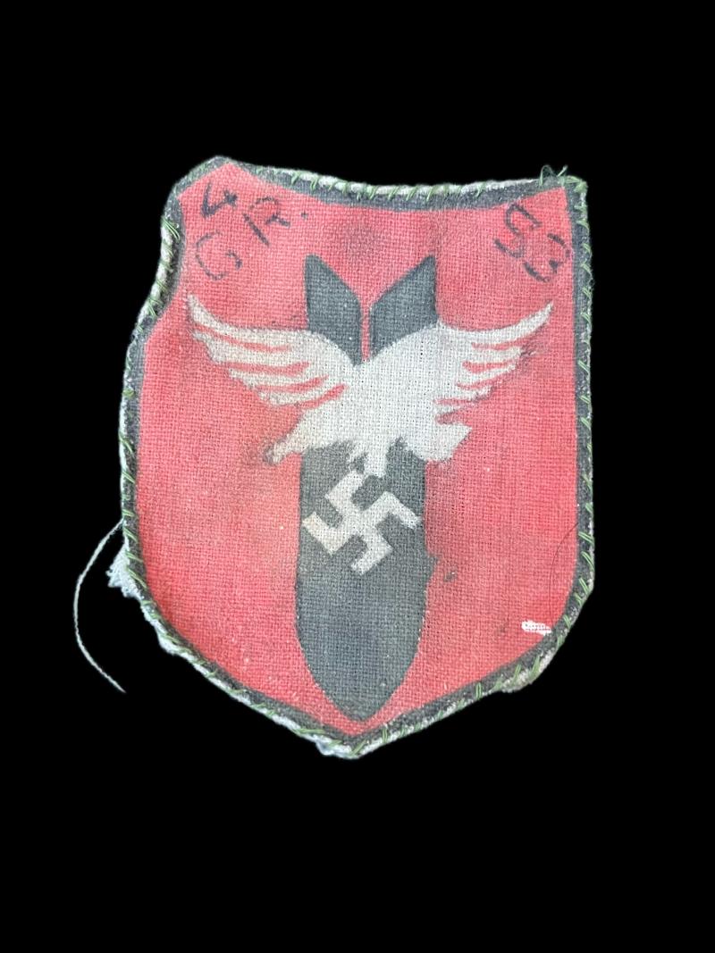REPRODUCTION WW2 GERMAN LUFTWAFFE BOMBING WING PATCH