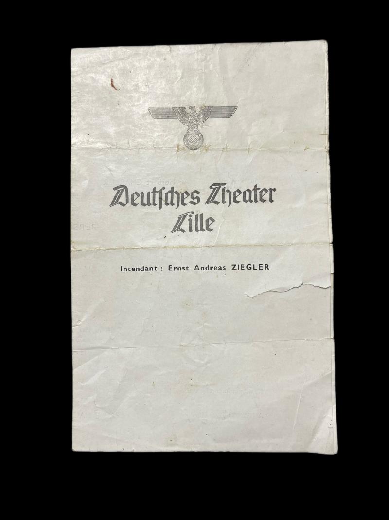WW2 GERMAN DEUTSCHES THEATER LILLE (CARMEN)