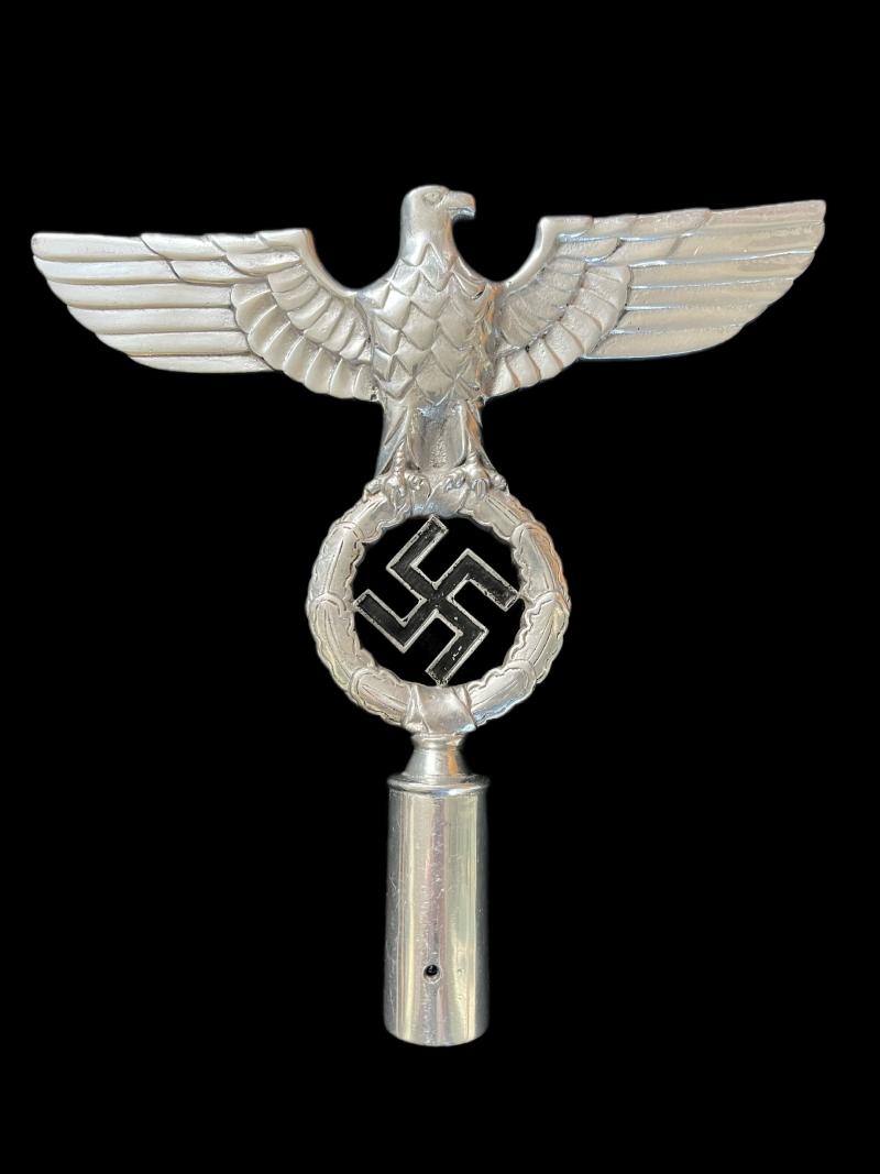 REPRODUCTION WW2 GERMAN NSDAP POLITICAL FLAG POLE TOPPER