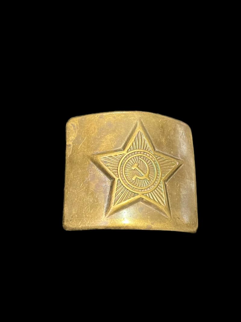 SOVIET/RUSSIAN BRASS BELT BUCKLE