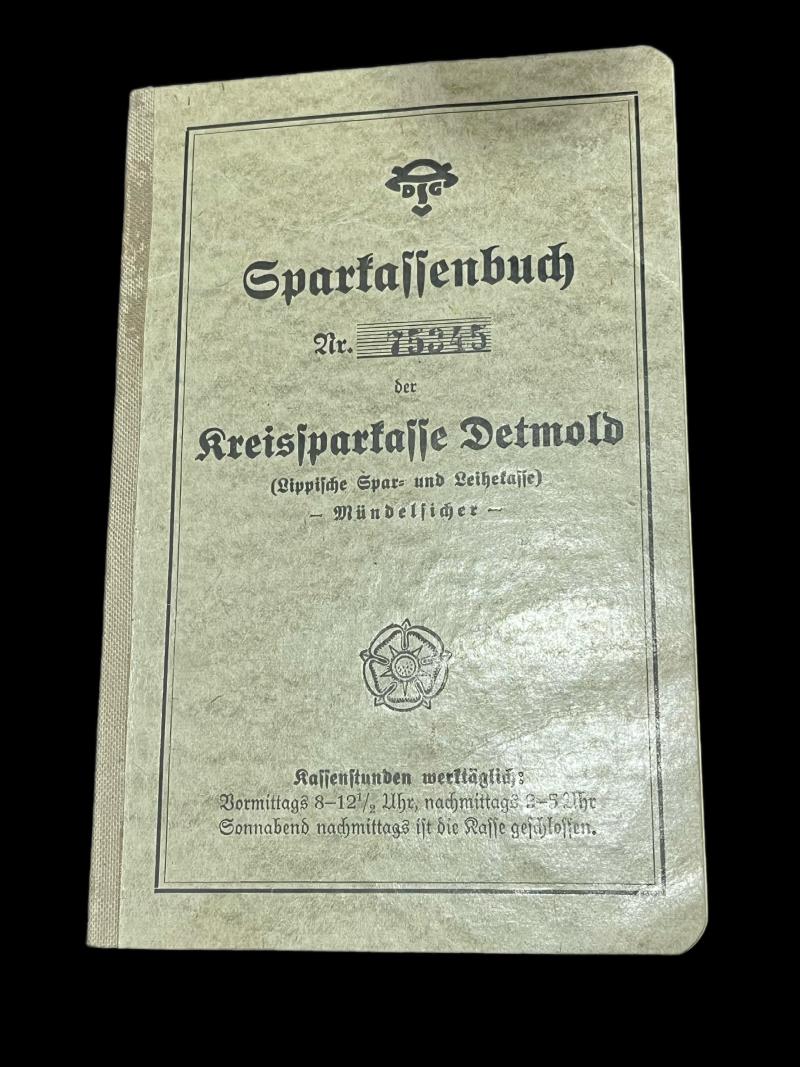 GERMAN SAVINGS BOOK