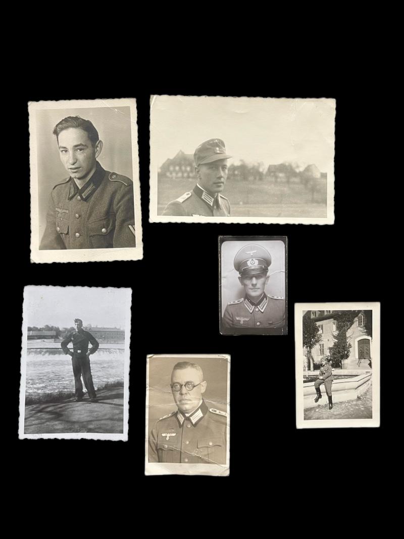 6 X WW2 GERMAN PICTURES INCLUDING A PANZER SOLDIER