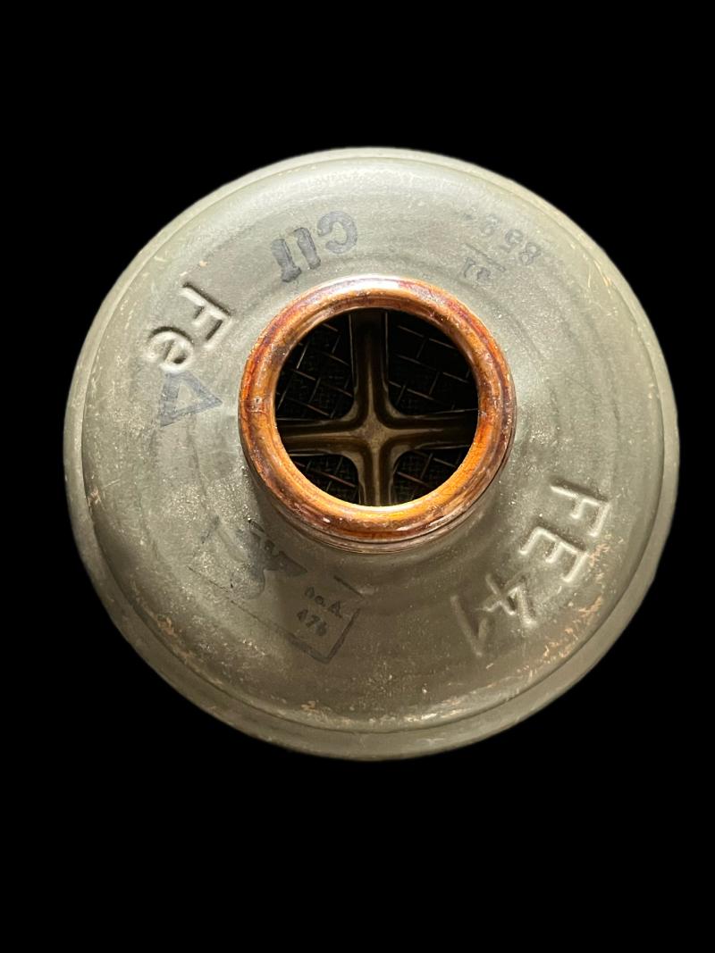 WW2 GERMAN FE41 GAS MASK FILTER