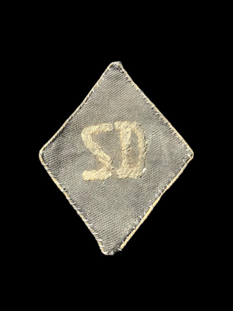 REPRODUCTION WW2 GERMAN SS SD PATCH