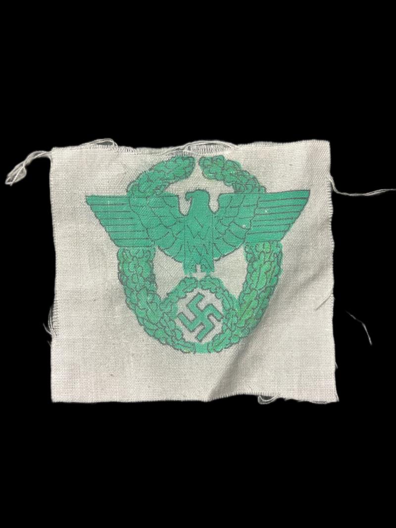 REPRODUCTION WW2 GERMAN POLICE PATCH