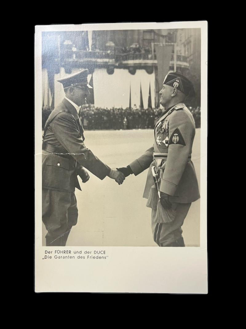 WW2 GERMAN HITLER POSTCARD