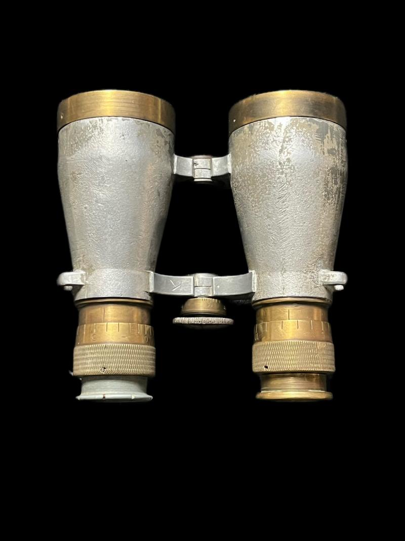 WW1 1917 DATED GERMAN FERNGLAS 08 BINOCULARS