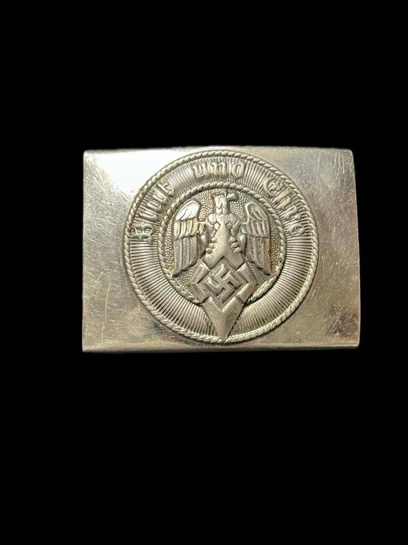 EARLY WW2 GERMAN HITLER YOUTH BELT BUCKLE
