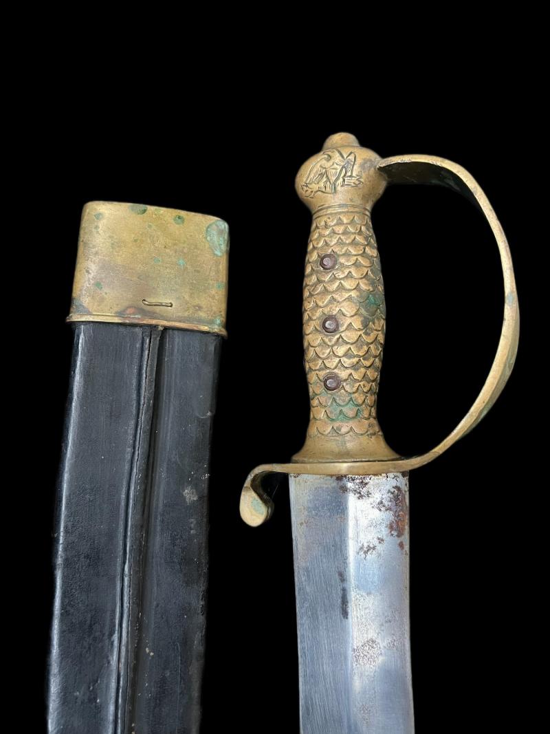 RARE U.S. NAVY 1841 AMES CIVIL WAR CUTLASS SWORD